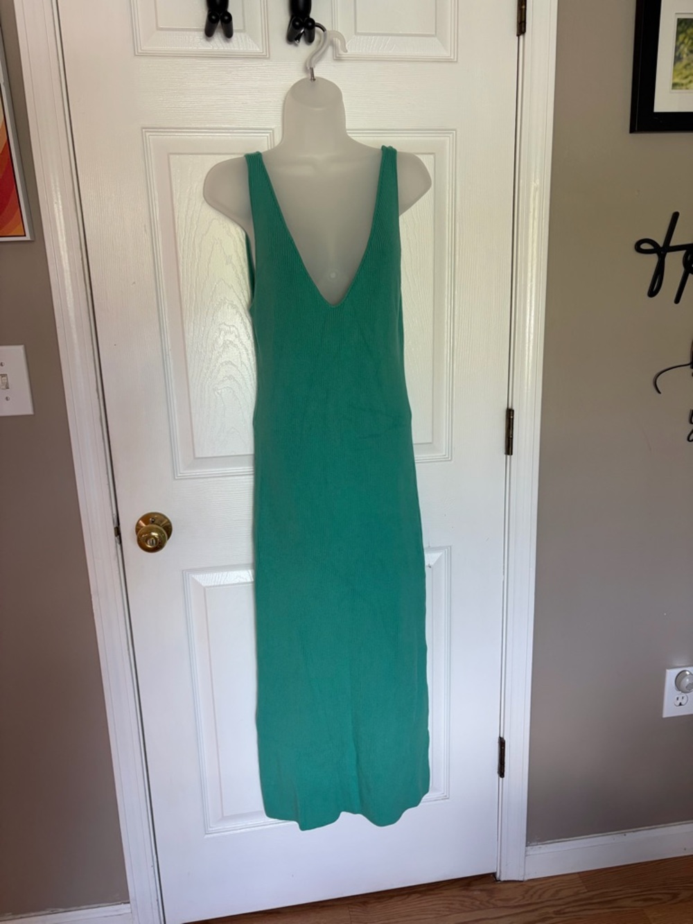 Free People Beach Daniela Low Back Sweater Midi Dress Size Medium